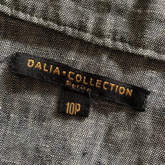 Linen chambray lightweight blazer/jacket with flap pockets - Picture 5 of 8